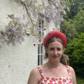 Red strawberry headband Red strawberry headband