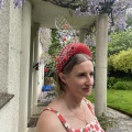 Red halo hatband headband Red halo hatband headband