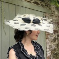 Polka dot occasion hat Holly Young Polka dot occasion hat Holly Young