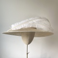 Ivory ostrich feather occasion hat Ivory ostrich feather occasion hat