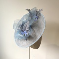 light blue occasion hat Holly Young