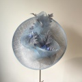 womens light blue disk hat Holly Young