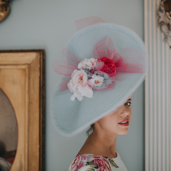 'Madame butterfly' statement hat