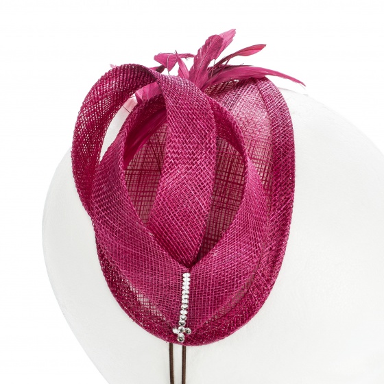 'Burgh' Art Deco Hat Pink 'Burgh' Art Deco Hat Pink