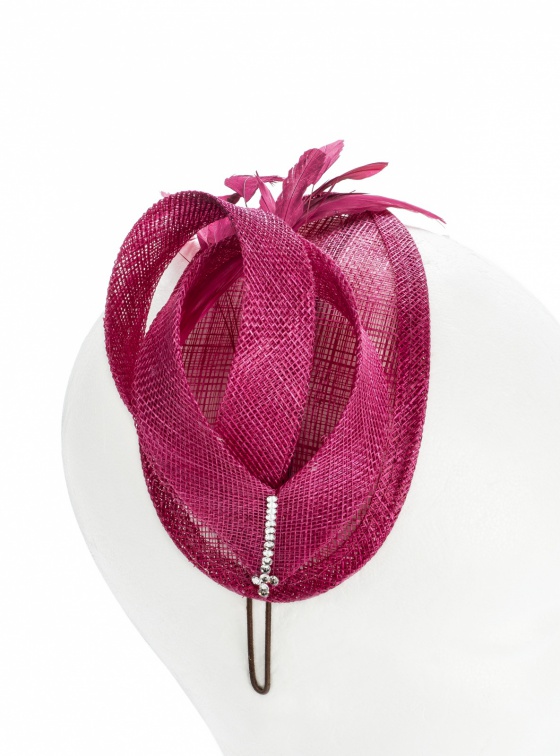 'Burgh' Art Deco Hat Pink
