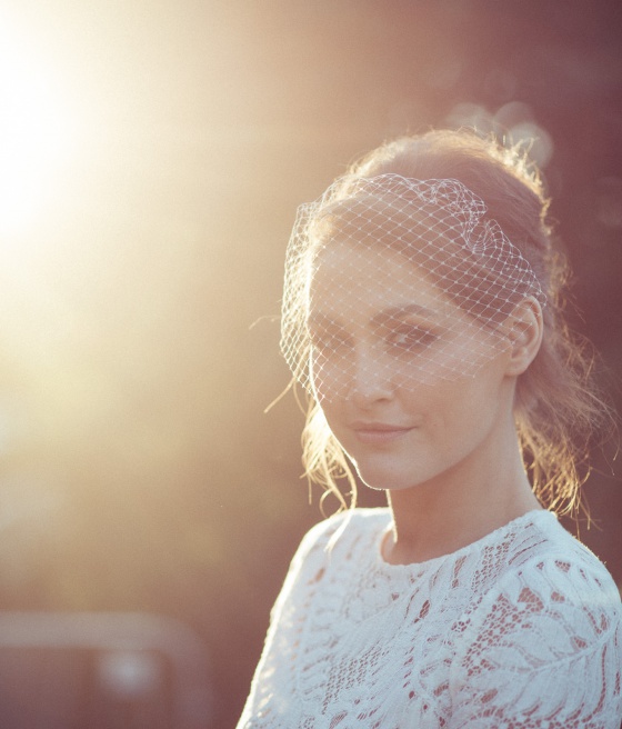 'Vayl' Plain Bird Cage Veil
