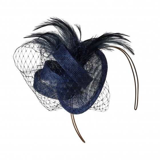 Classic Navy Fascinator