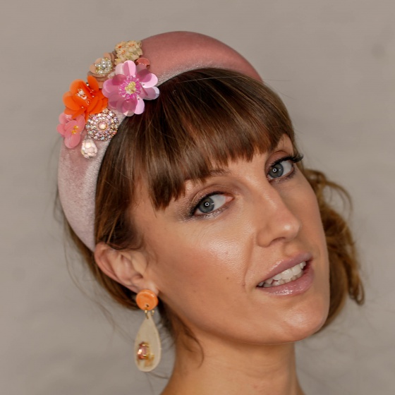 'Lyra' luxe padded headband