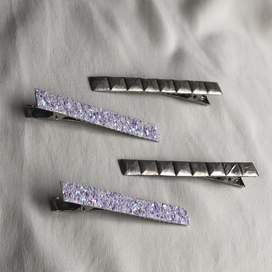 'Wafer' Narrow hair clips