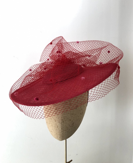 'Bon-Bon' Boater in Red