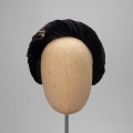 'Willow' velvet headband in black