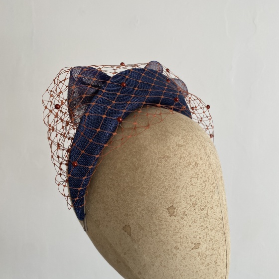 'Mia' Navy & copper crown band 'Mia' Navy & copper crown band