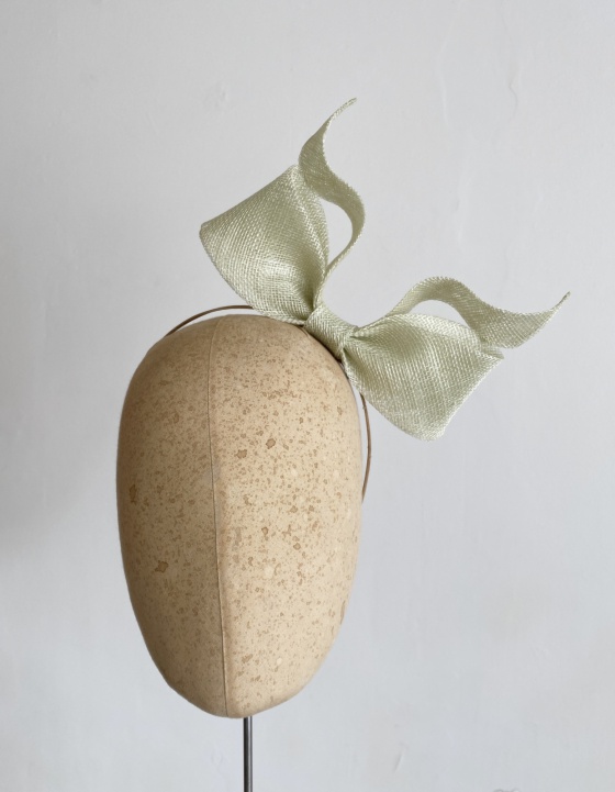 'Ava' Pistachio Bow