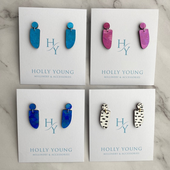 'Kelly' Painted Earrings 'Kelly' Painted Earrings