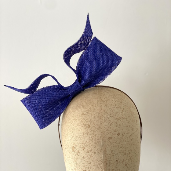 'Ava' Royal Blue Bow