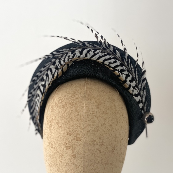 'Martha' reeves pheasant crown in black