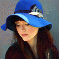 blue-floppy-hat-feather-brooch-holly-young