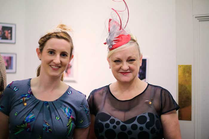 women at millinery party